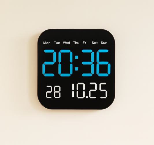 Horloge design numérique