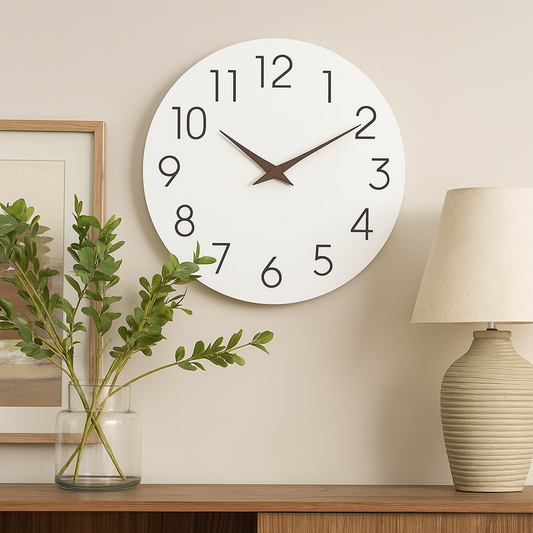 Horloge murale bois