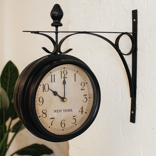 Horloge murale industrielle