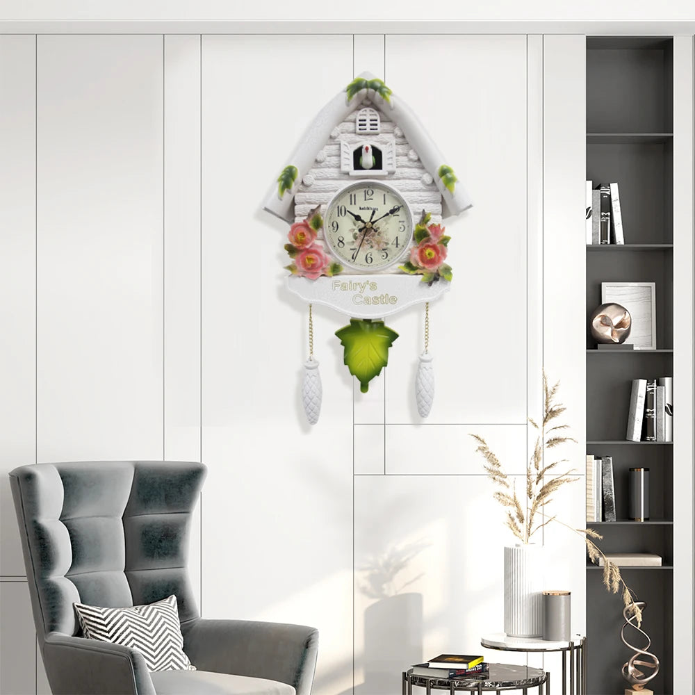 Horloge murale design bois