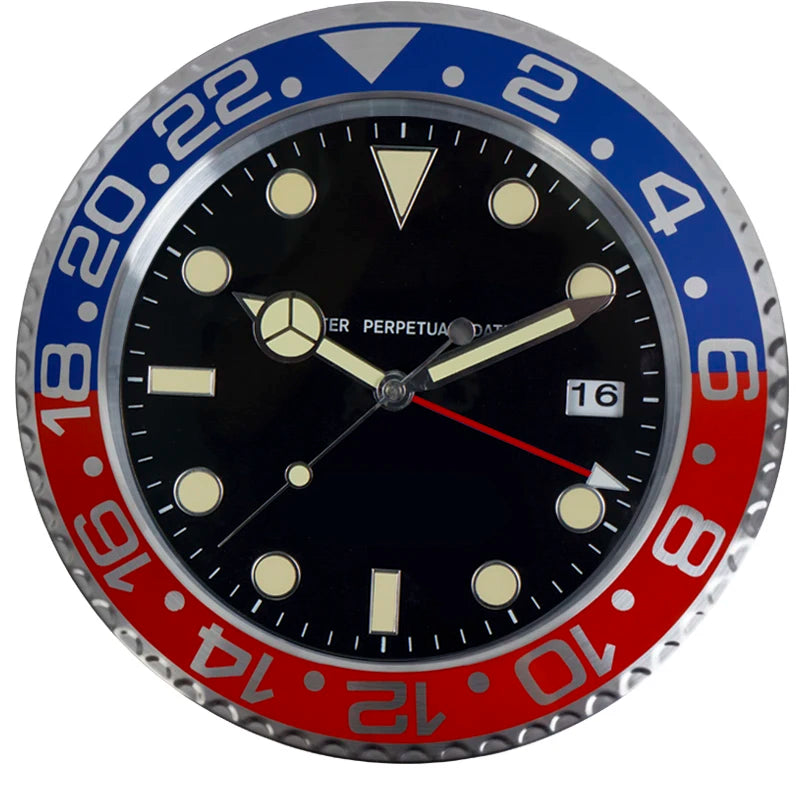 Horloge murale montre