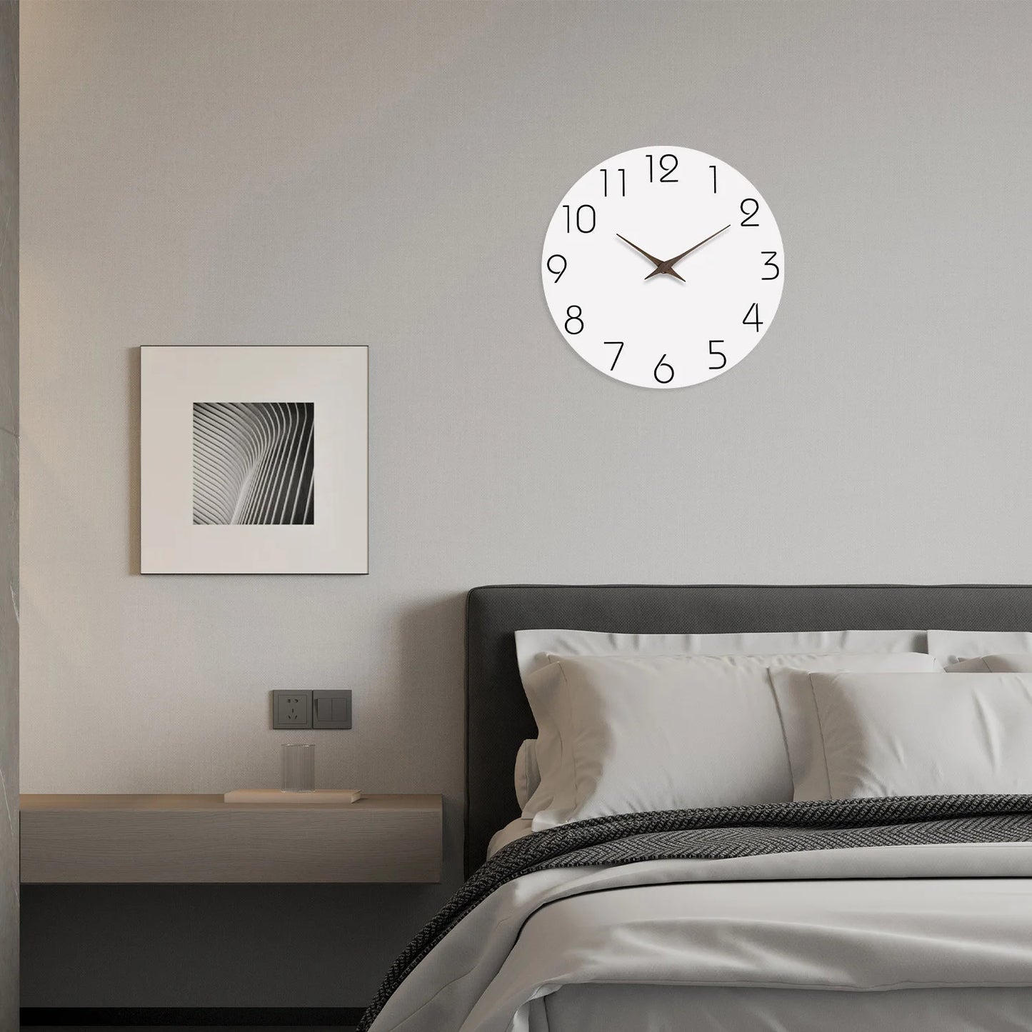 Horloge murale bois