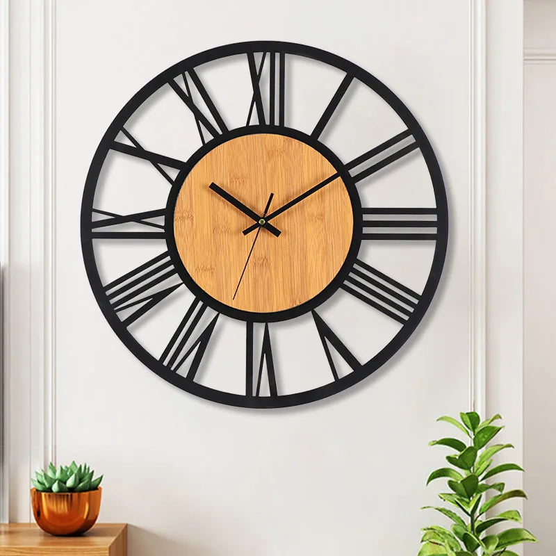 Géante horloge murale