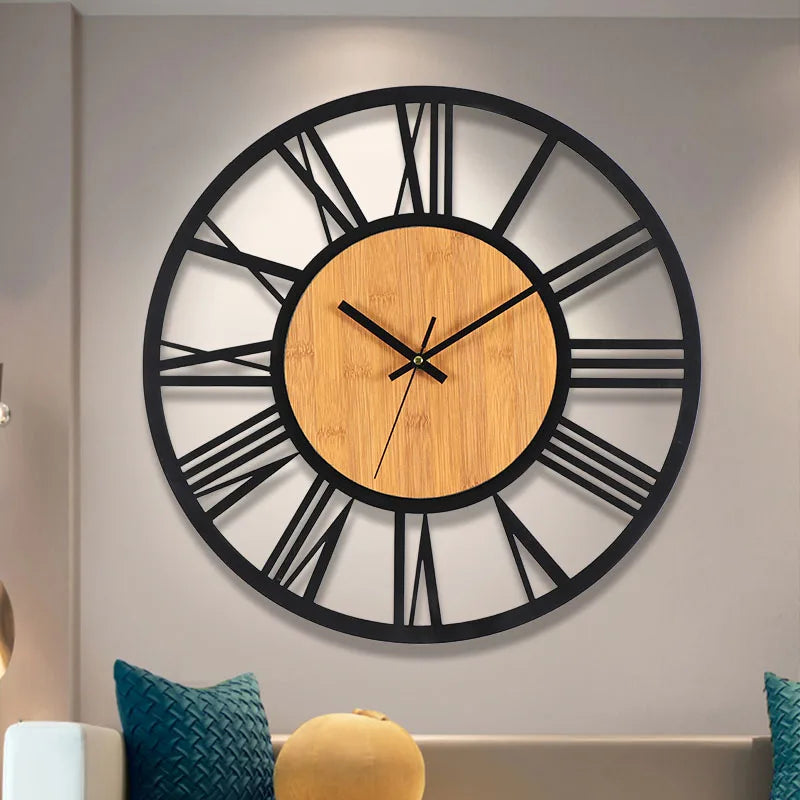 Géante horloge murale