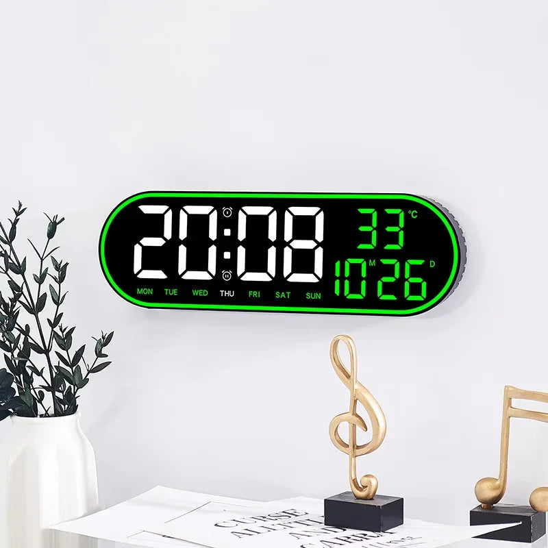 Horloge murale numérique géante
