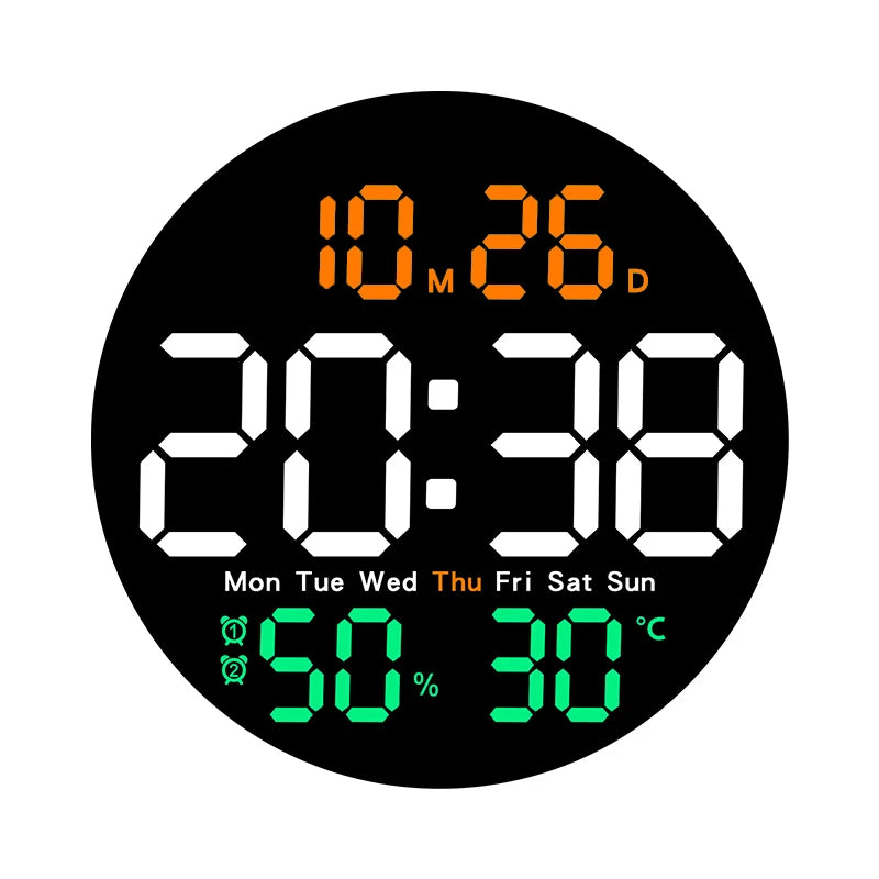 Horloge numérique murale design
