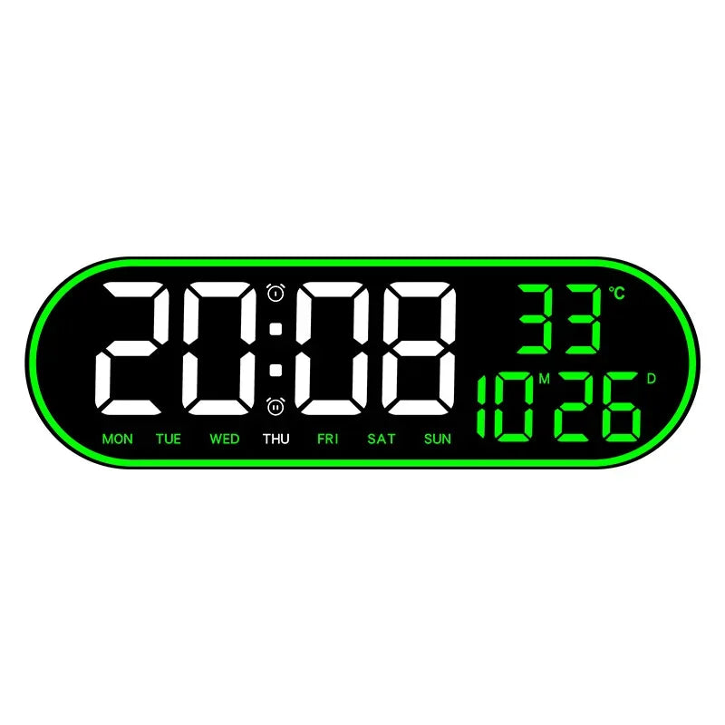 Horloge murale numérique géante