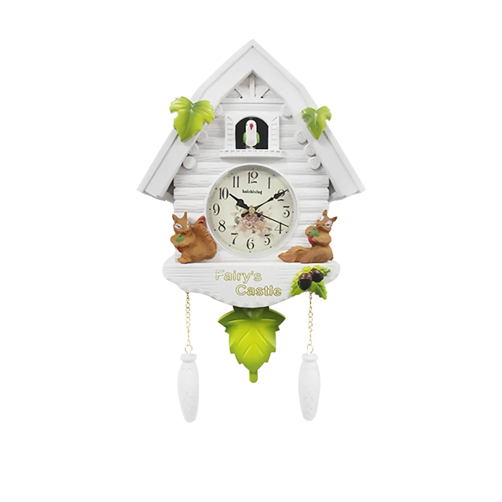 Horloge murale design bois