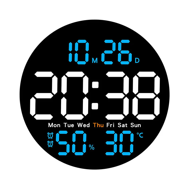 Horloge numérique murale design