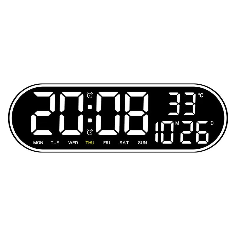 Horloge murale numérique géante