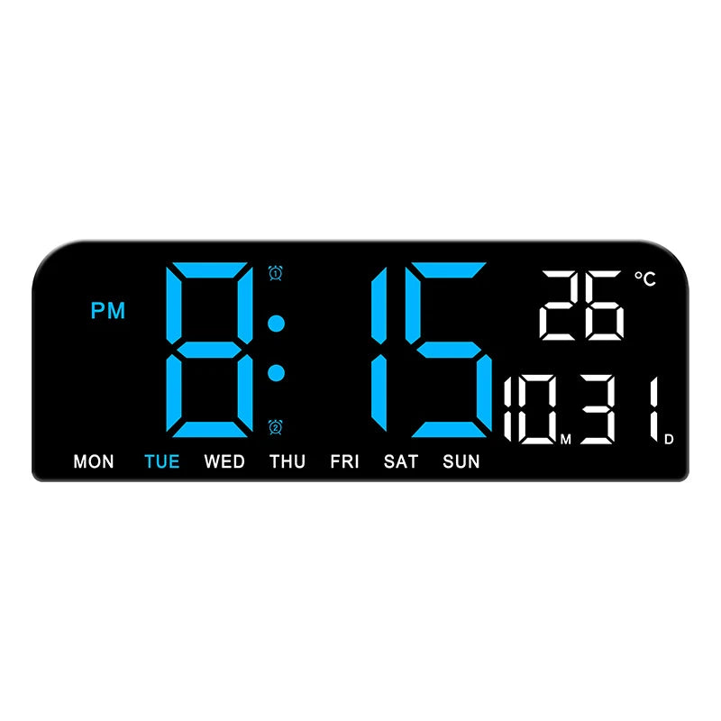 Horloge numérique murale led